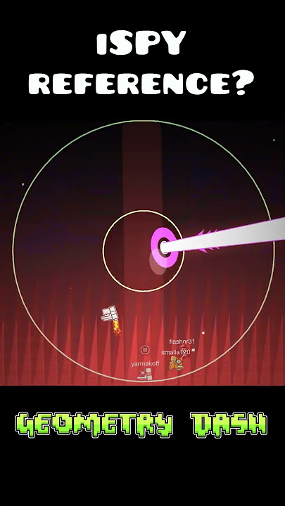 iSpy Reference in Geometry Dash #gd #gdupdate #deluxe12 #gaming #memes #shorts