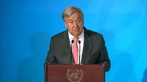 António Guterres (UN Secretary-General) at the Climate Action Summit 2019