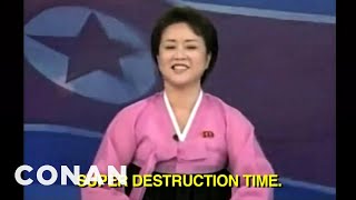 North Korea's New Propaganda Video Is Deadly Serious | CONAN on TBS