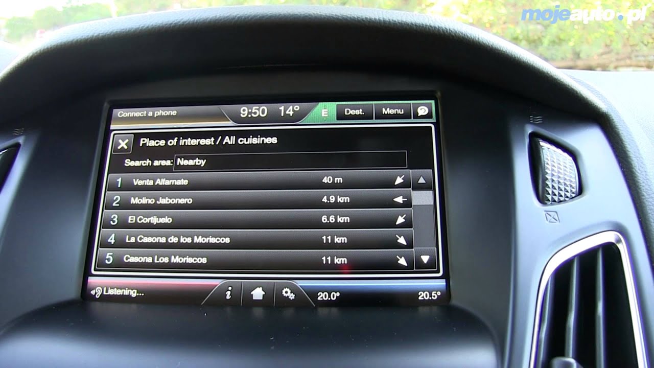 Ford Sync 2 jak działa wybieranie głosowe? YouTube