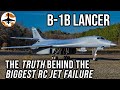 Stunning rc jet with unfortunate issues  xfly b1b lancer twin 70mm review