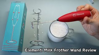 Elementi Milk Frother Wand Review