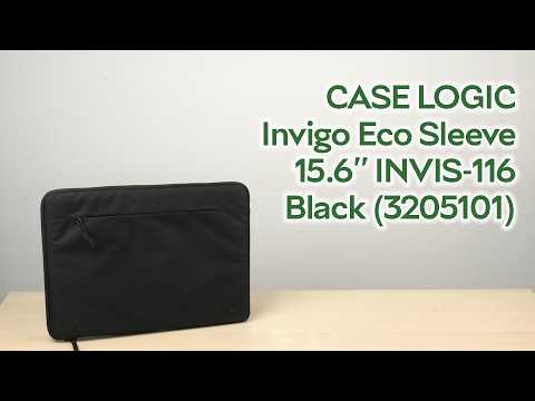 Розпаковка CASE LOGIC Invigo Eco Sleeve 15.6 INVIS-116 Black (3205101)