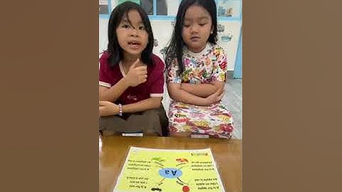 Tiếng Anh Giao Tiếp Trẻ Em Tại Phan Thiết: Mango and Rina practice talking about Phonics A-a