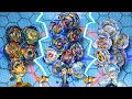 The all mighty triple evolution bey battle  beyblade burst team battle