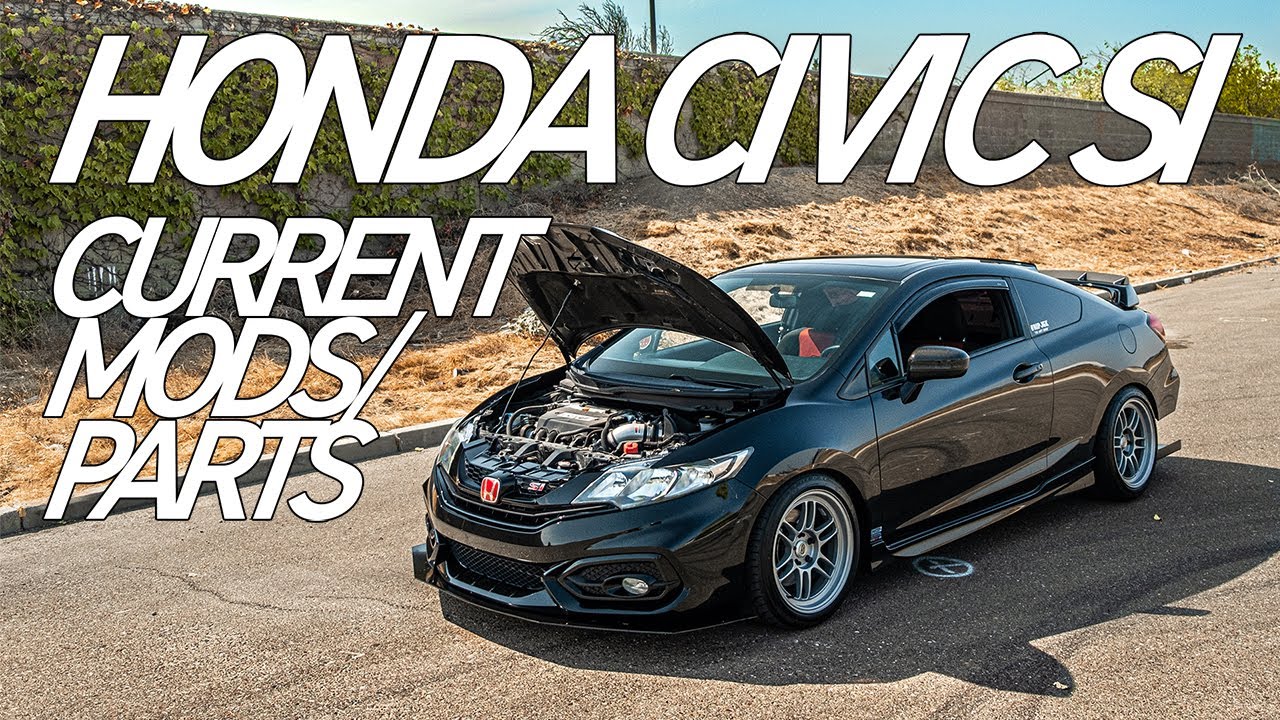 ALL PARTS on my 9TH GEN HONDA CIVIC SI! 💖 - YouTube