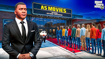 GTA 5: Franklin & Shinchan Open Biggest Cinema Theater In Gta 5 (GTA 5 mods)