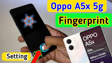 Oppo a5x 5G Fingerprint Setup: How to Set Display Fingerprint Lock Oppo a5x