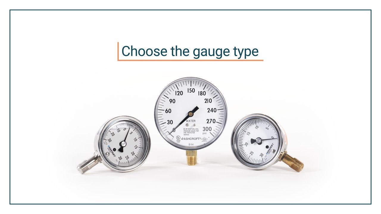 How To Choose The Right Pressure Gauge YouTube How To Choose The Right Pressure Gauge YouTube