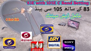 Aisasat 105E Lnb Setting With Insat 83E On 4Feet Dish And Channel List