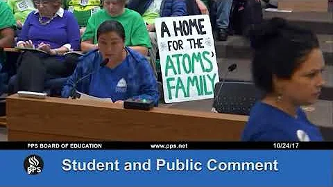 PAT member Francisca Alvarez Testifies at the Scho...
