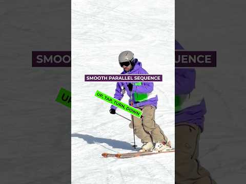 The Sequence for Smooth Parallel Turns  #howtoski #skiing #ski #learntoski