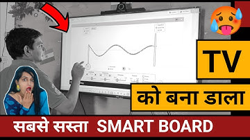 Convert Your TV into Interactive Whiteboard| cheapest Digital board for Online Teaching Flat Panel |
