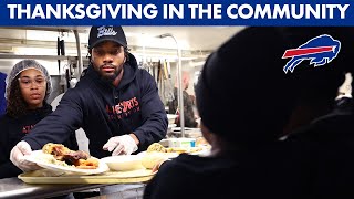 Bills Players Give Back This Thanksgiving