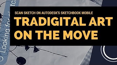 Autodesk Sketchbook Scan Sketch "Tradigital"