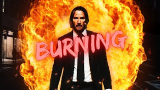 JOHN WICK - BURNING ( DARK TECHNO / CYBERPUNK MIX)