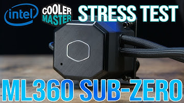 No Sweat CPU Stress Test with CoolerMaster MasterLiquid ML360 SUB-ZERO