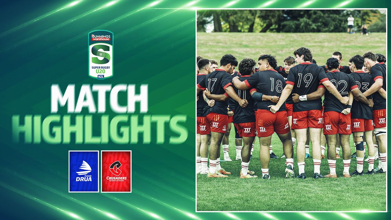 Bunnings Warehouse Super Rugby U20 Highlights Fijian Drua v Crusaders