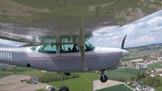 Landing At Landshut, Germany Edml Rw07 In A C172Rg 180Hp