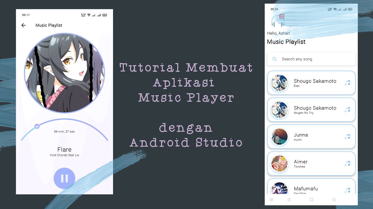 Tutorial Membuat Aplikasi Pemutar Musik Dengan Android Studio Youtube