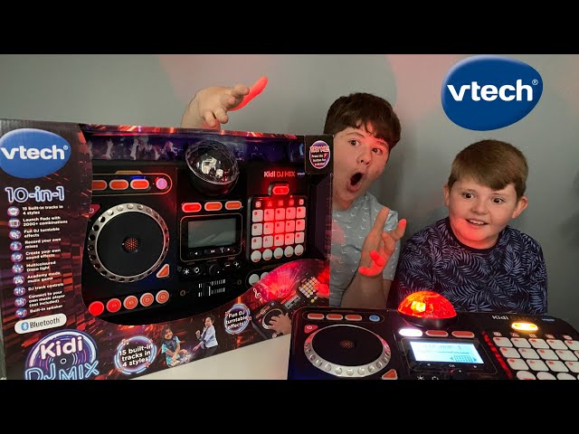 VTech Kidi DJ Mix Black, Toy DJ Mixer for Kids with 15 Tracks and 4 Music  Styles, Lights and Effects, Educational Toy