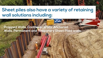 The Advantages of Sheet Piling