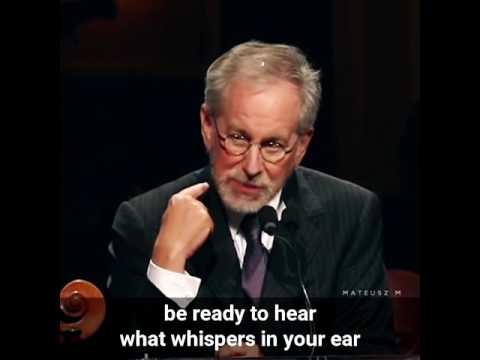 Steven Spielberg's advice about dreams