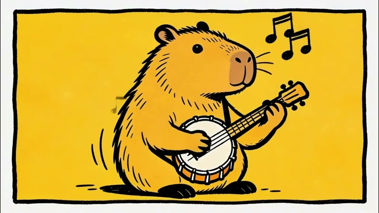 Capybara Café is Open 🍊 Warm Lofi Jazz to Start Your Morning Happy 