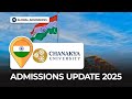 Chanakya University - Official Admissions Update 2025