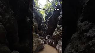 DEEP NATURAL CAVE #indiatravel #travel #travelblog #nature #travelvlog #cave #mountain #travelvideo