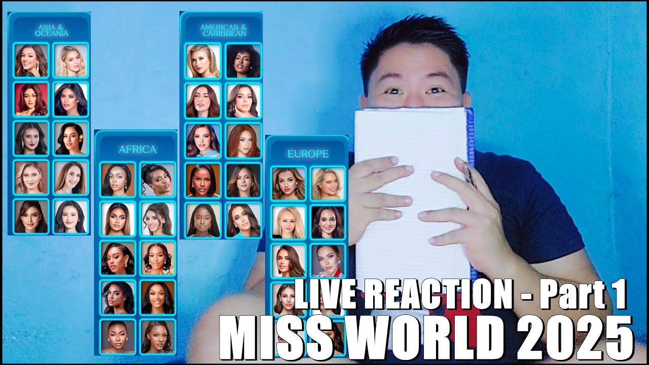 Miss World 2025 | LIVE REACTION (Part 1 - Top 40 Announcement)