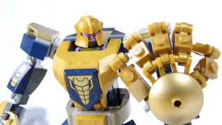 LEGO Avengers: Thanos Builds A Mech STOP MOTION LEGO Thanos Mech Set | LEGO Marvel | Billy Bricks