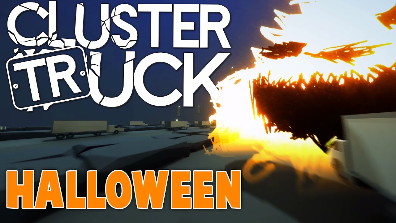 How To Beat Halloween Level 9 Clustertruck HALLOWEEN WORLD | Clustertruck Halloween Gameplay (Clustertruck