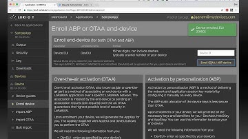 Creating a New Device in Your Loriot Account