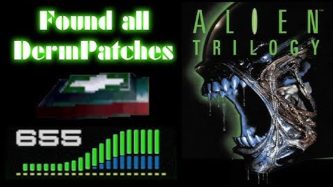 Alien Trilogy [PS1] Collect all DermPatches Xenomania Playthrough (No cheats) 1440p