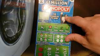 Monopoly £5 scratch card winner