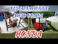 🔴👨‍🔧Restauración de moto bomba HONDA