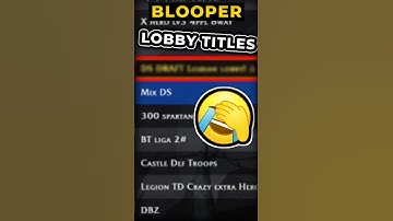 WC3 Lobby Titles Had Us Crying 😂 (Blooper)