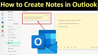Información How to Create Notes in Outlook Desktop Actualización