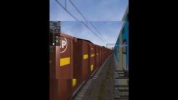 Puri Shatabdi V/S Freight train parallel Run | #train #trainshort #trainrace#msts#mstsindianrailways