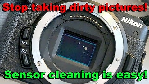 Clean your camera sensor in 30 seconds! Stop taking dirty pictures, image sensor cleaning in easy!
