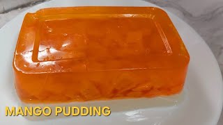 Mango Jelly Pudding Recipe | Easy No Bake Recipe Dessert | Jelly Dessert