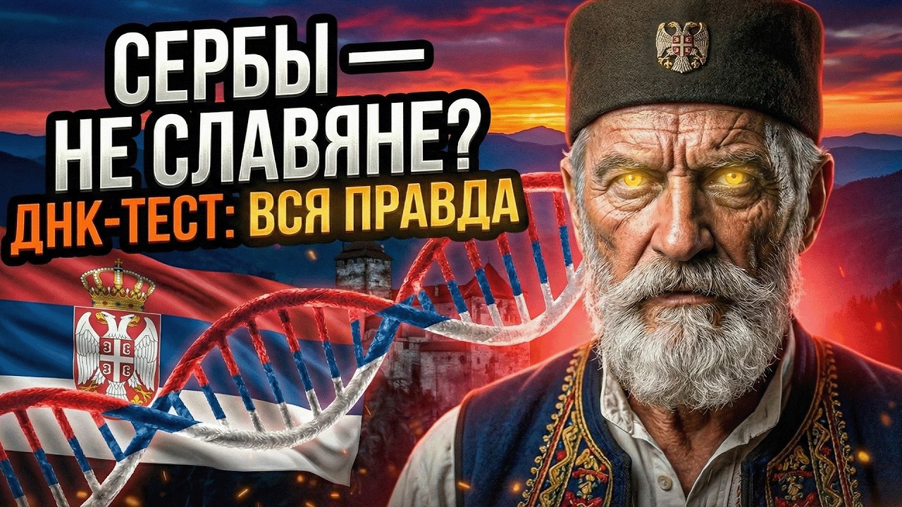 СЕРБЫ — НЕ СЛАВЯНЕ? ШОК ДНК! СЕРБИЯ: ВЕЛИКИЙ ОБМАН ИСТОРИКОВ РАСКРЫТ