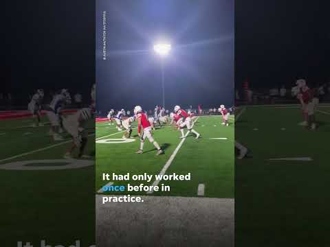 Georgia high school football team wins with wild play | USA TODAY #Shorts