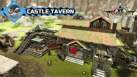 ARK: Valguero - How to build a House - Tavern Base Design (Speed Build)