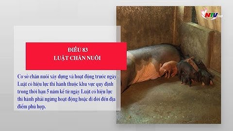 Nghị định hướng dẫn luật chăn nuôi