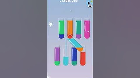 game water color sort level 263 fun brain games | WalkThrough Solution Gameplay...