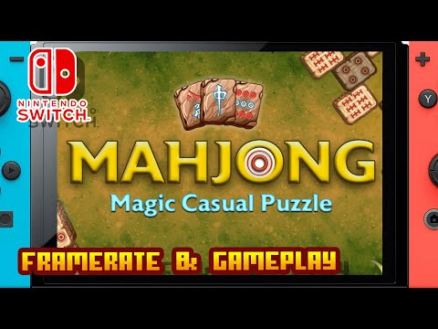 Mahjong: Magic Casual Puzzle - (Nintendo Switch) - Framerate & Gameplay 