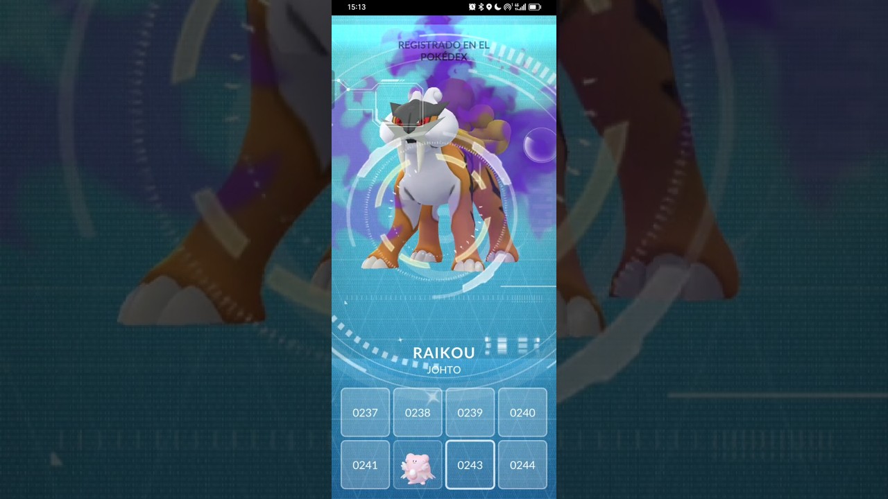 Live, Shiny Shadow Raikou, Pok&eacute;mon Go