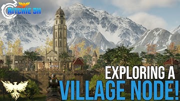 Ashes of Creation MMORPG - EXPLORING A VILLAGE (STAGE 3) NODE!! // ALPHA 1 GAMEPLAY